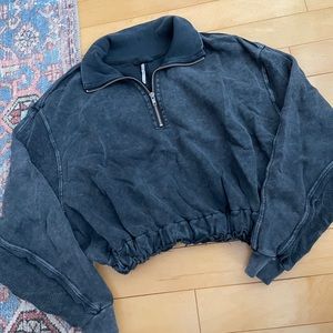 Free People half-zip pullover